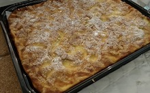 Vaniljhjärtan är som bekant väldigt gott, men också tidskrävande och pilligt att göra. Bättre då att baka dem i långpanna! Lika gott, men tar en bråkdel av tiden att göra.